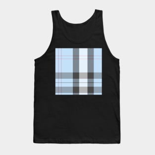 blue pastel plaid Tank Top